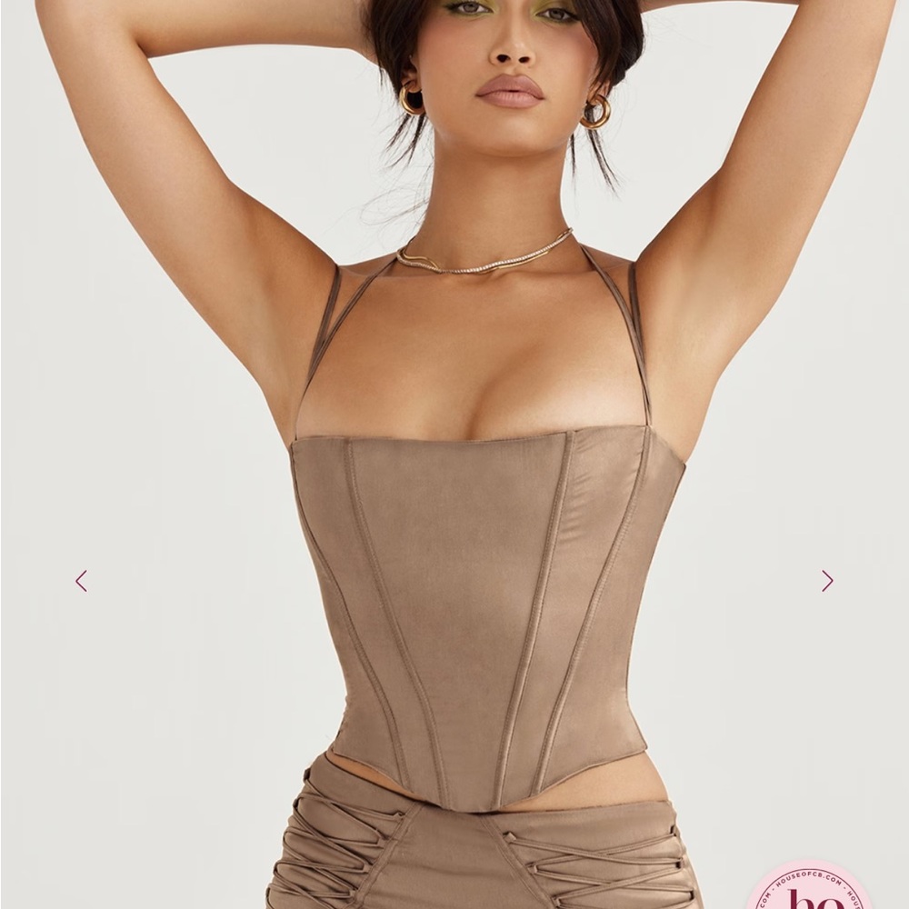 House of CB Chantelle Latte Stain Corset